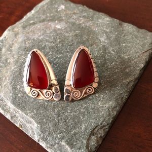 Great Vintage Sajen Sterling Silver earrings